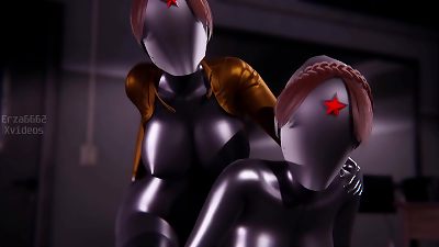 Twins sex scene in Atomic Heart l 3 dimensional animation