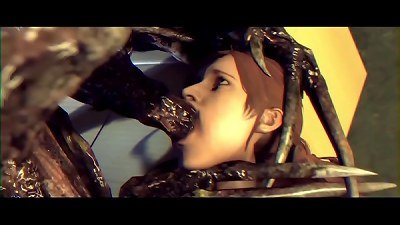 Monster cock through Her!
