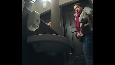 Continuation of the adventures of ladies in the cafe rest room (MOV 100)