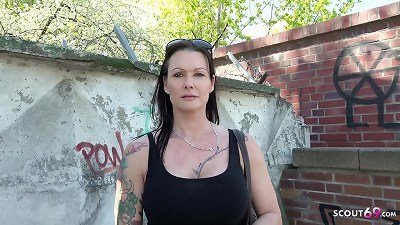 GERMAN SCOUT - huge melons senior JULIA entice TO anal AT STREET audition IN BERLIN FOR CASH