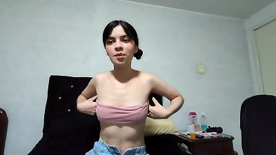 Laura sneaks into her husband's hottest pal and he fills her with semen in her sweet pinkish vagina.