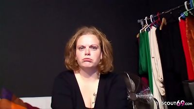 GERMAN bbw elder REAL unexperienced onanism casting AFTER PICKUP