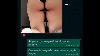 WHATSAPP talk WITH MY PRI GETS steamy AND I RECORD HER WHILE I nail HER IN 4